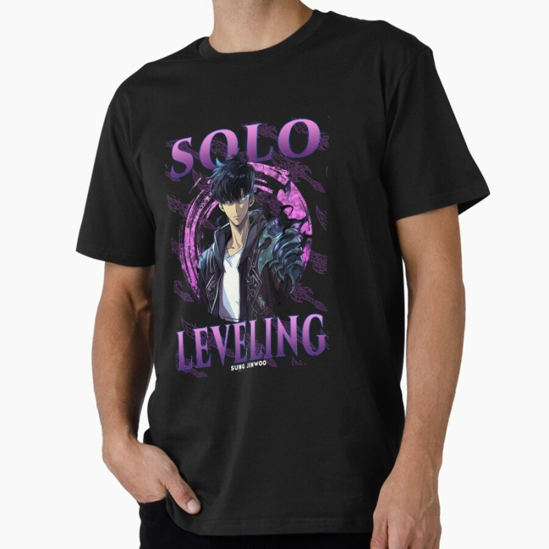 Anime Merchandise Solo Leveling - Футболка с принтом Solo Leveling -
