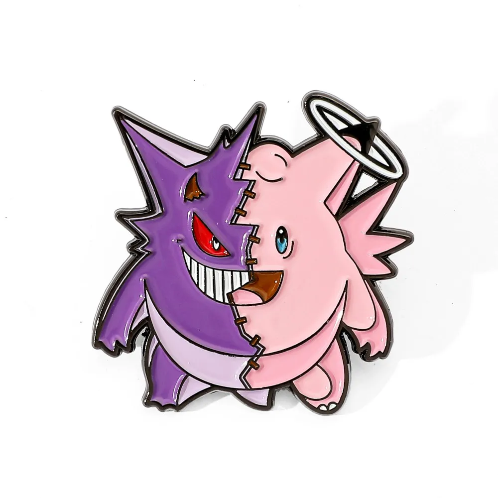 Enamel Pin Set - 1 шт. Мультяшная брошь Джигглипуфф, эмалевый