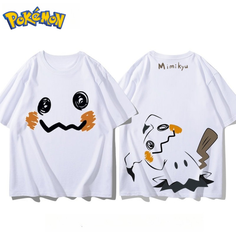 Anime Merchandise Shop - Футболка с принтом Pokémon Mimikyu спереди