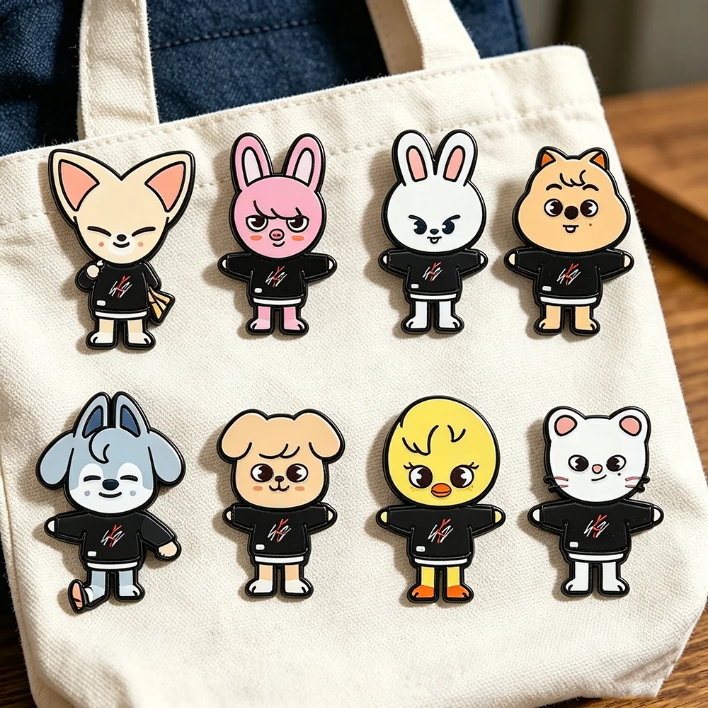 Enamel Pin Set - Набор из 8 штук: броши в