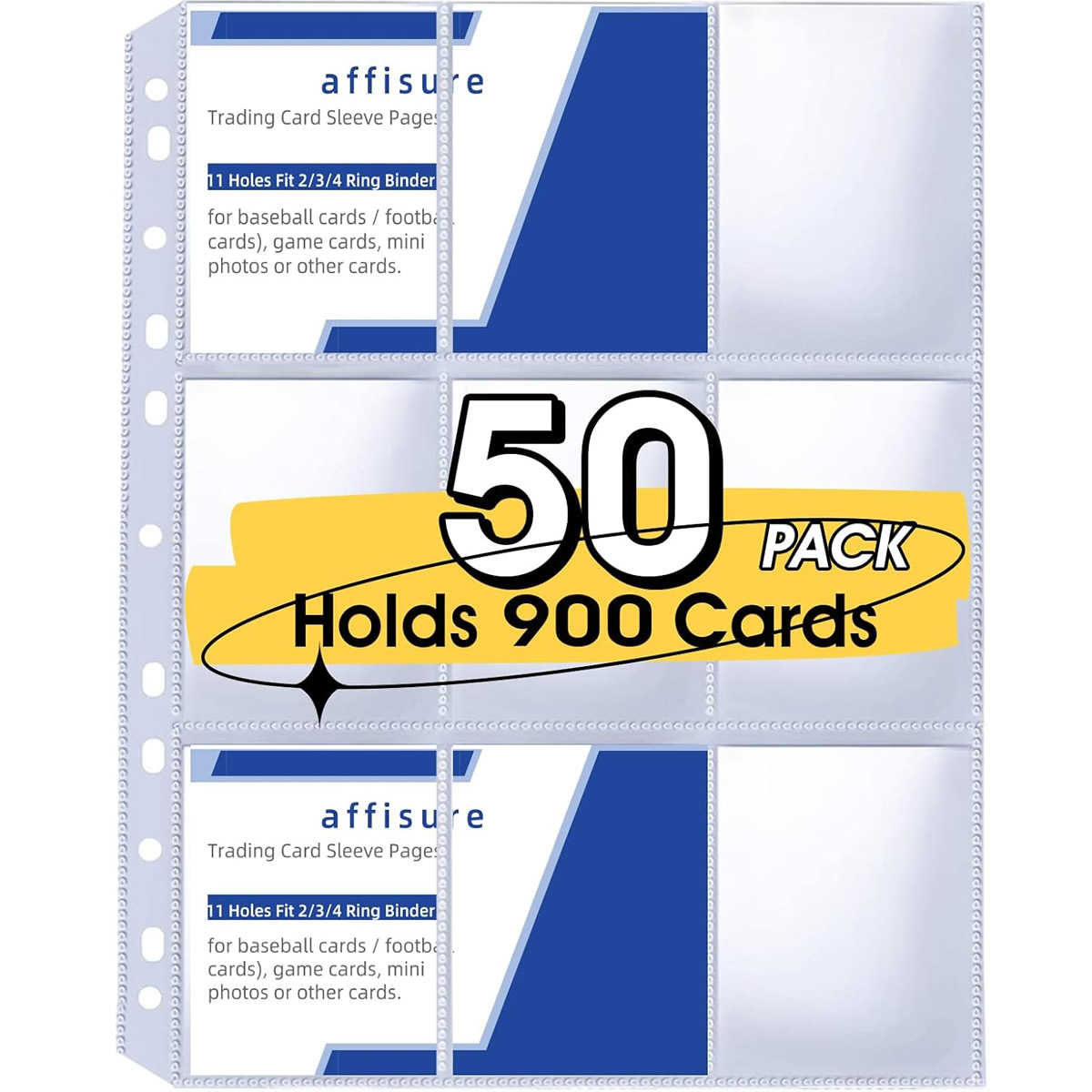 Collector Card Sleeve - Набор из 50 пакетов с 9