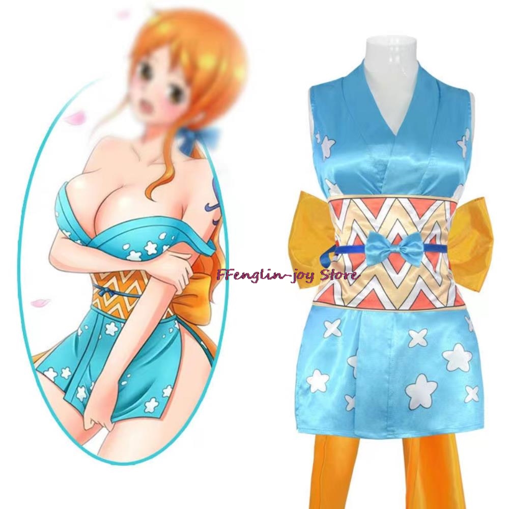 Аниме Wano Country Nami костюм – обзор и цена Nana Anime Merchandise