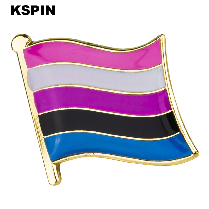 ЛГБТ Радужный флаг, значок, бр – обзор и цена Enamel Pin Set