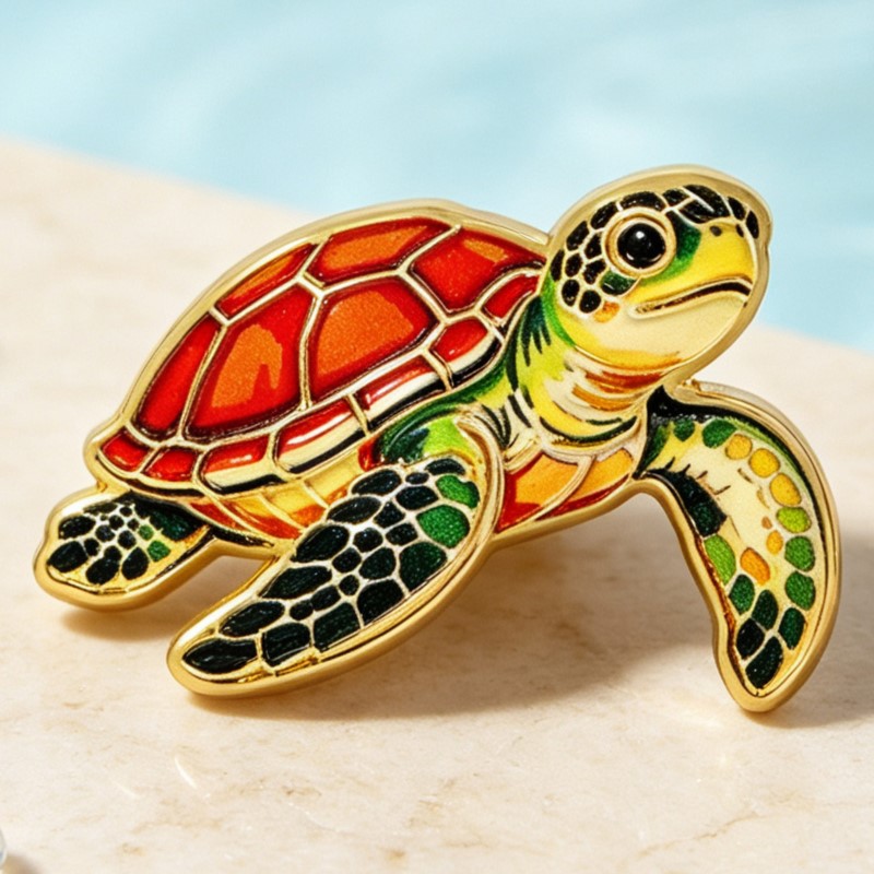 Яркая эмалевая брошь в виде мо – обзор и цена Enamel Pin Set
