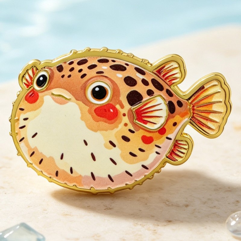Яркая эмалевая брошь в виде мо – обзор и цена Enamel Pin Set
