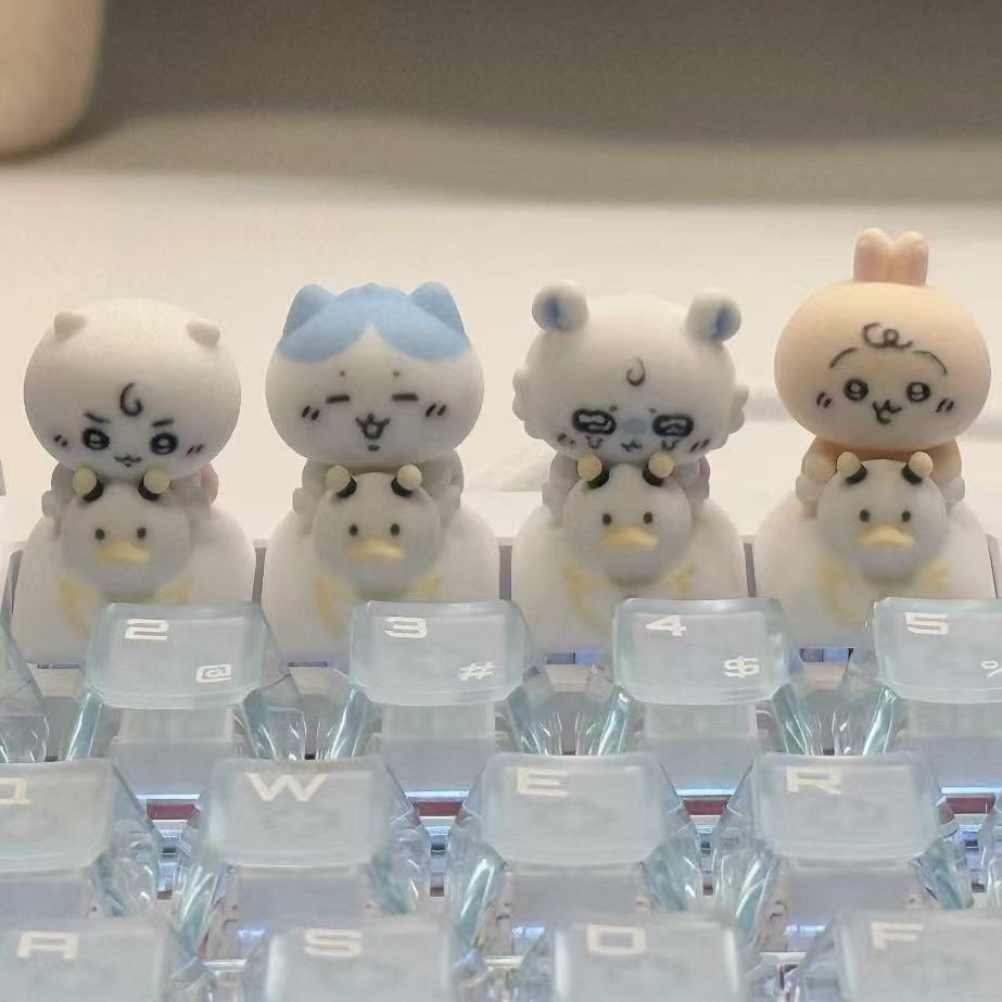 Милые кейкапы серии Momonga Ch – обзор и цена Keycap Artisan Anime