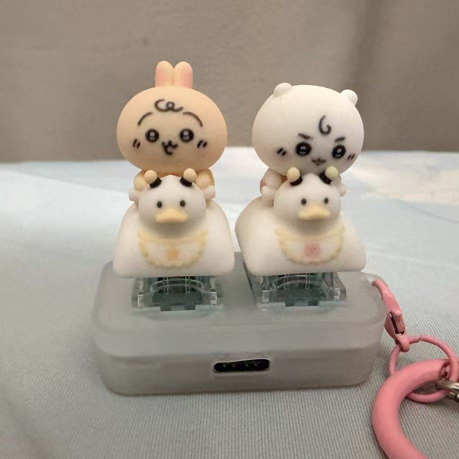 Милые кейкапы серии Momonga Ch – обзор и цена Keycap Artisan Anime