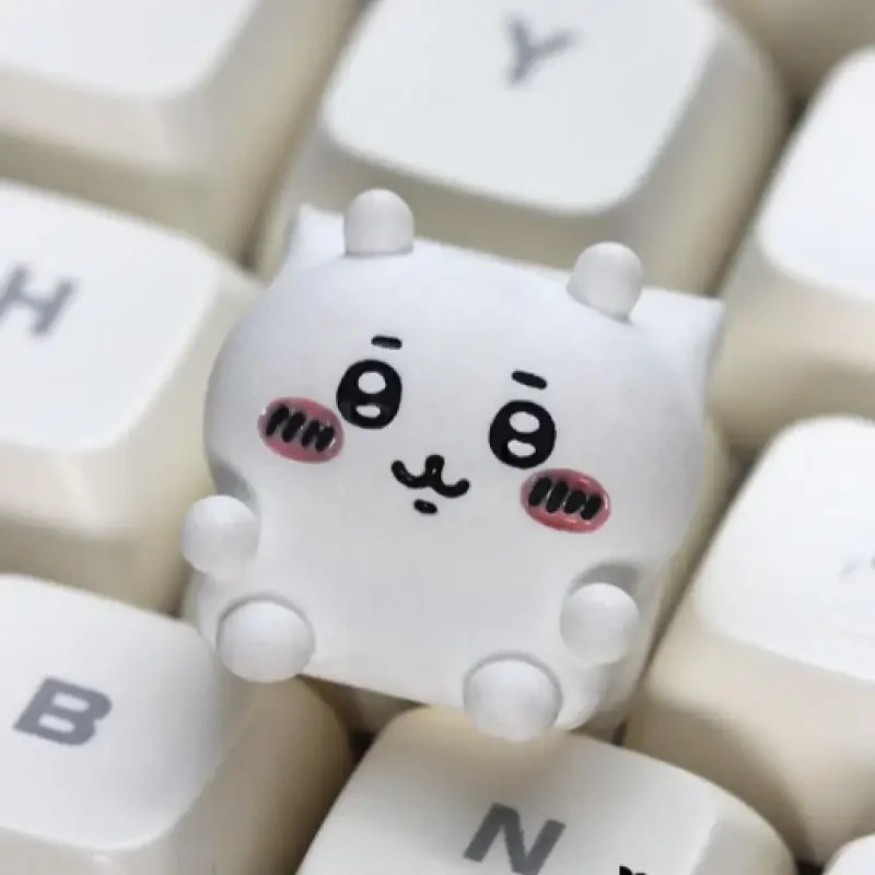 Милые кейкапы Kawaii Hachiware – обзор и цена Keycap Artisan Anime