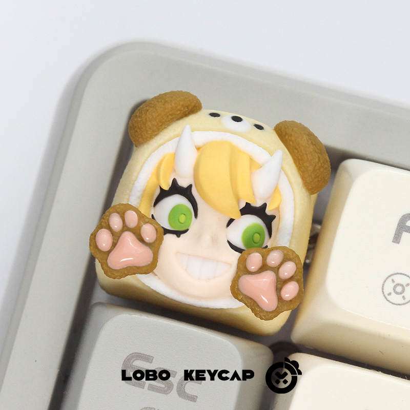 Колпачок для клавиш Lilith Cat – обзор и цена Keycap Artisan Anime