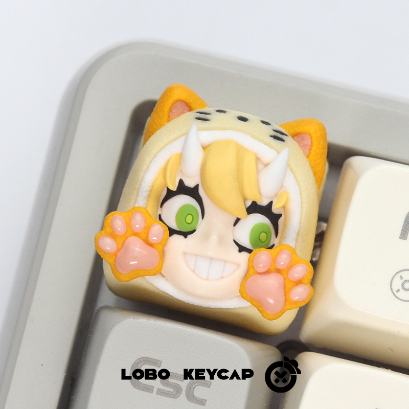 Колпачок для клавиш Lilith Cat – обзор и цена Keycap Artisan Anime