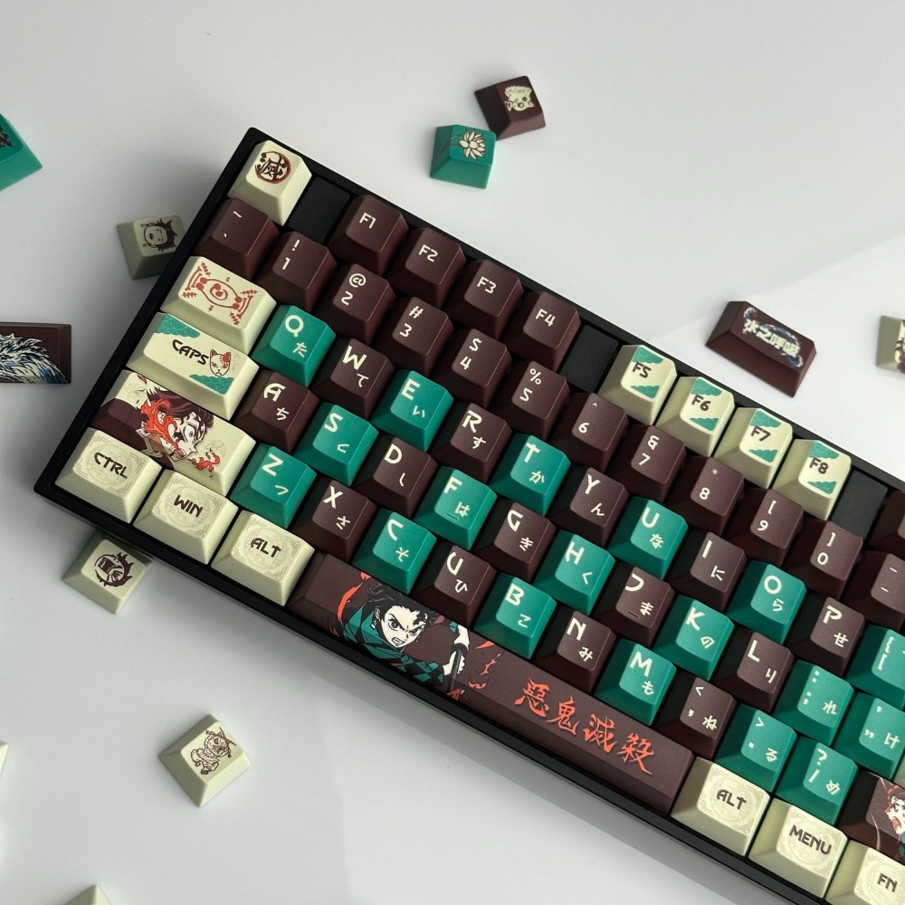 Колпачки для клавиш Demon Slay – обзор и цена Keycap Artisan Anime