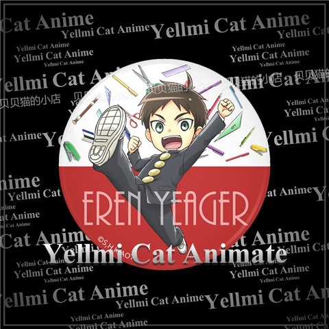Значок «Атака титанов: Юниор Х – обзор и цена Anime Merchandise Business